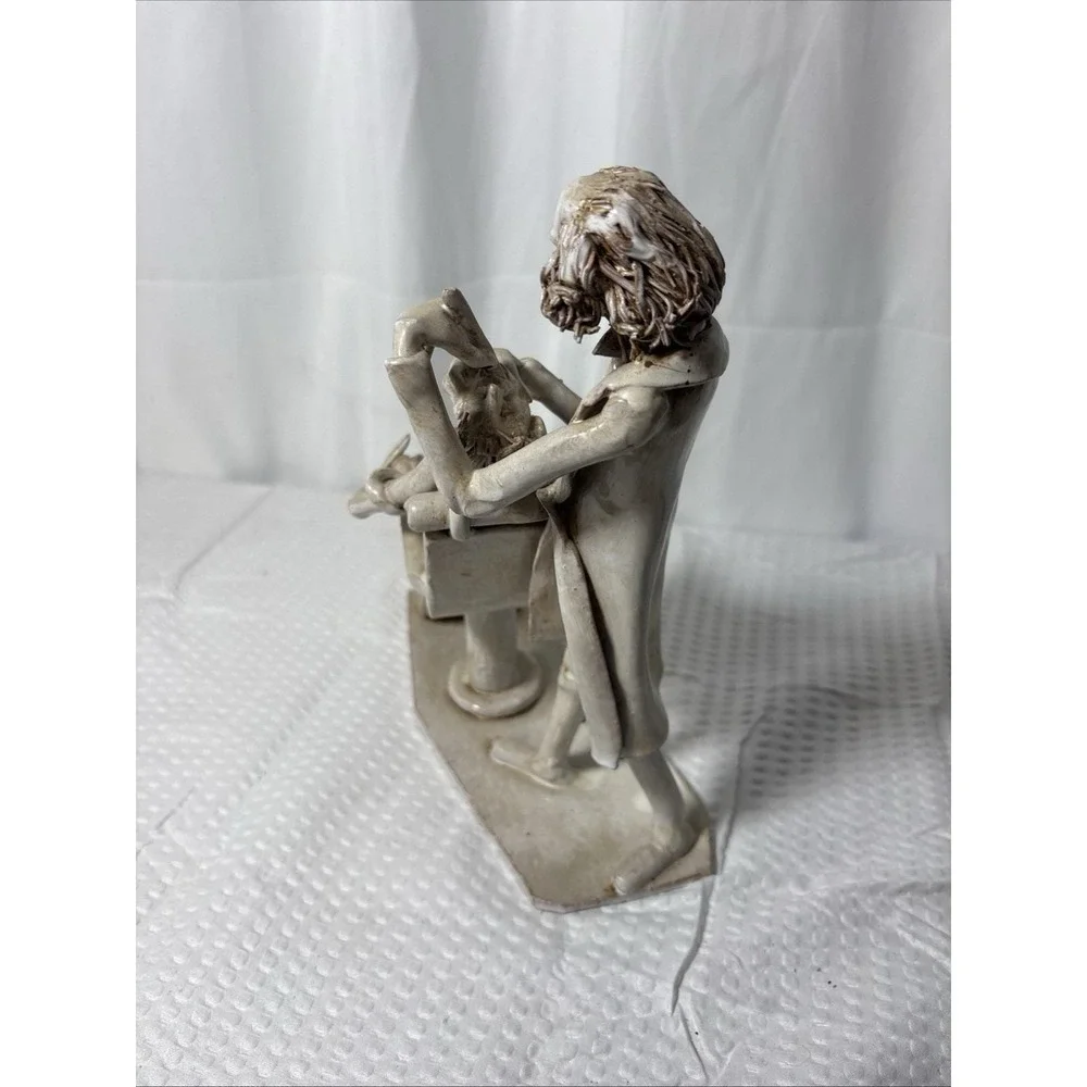 Vintage Italian Dino Bencini Dentist Figurine Signed / Autographed